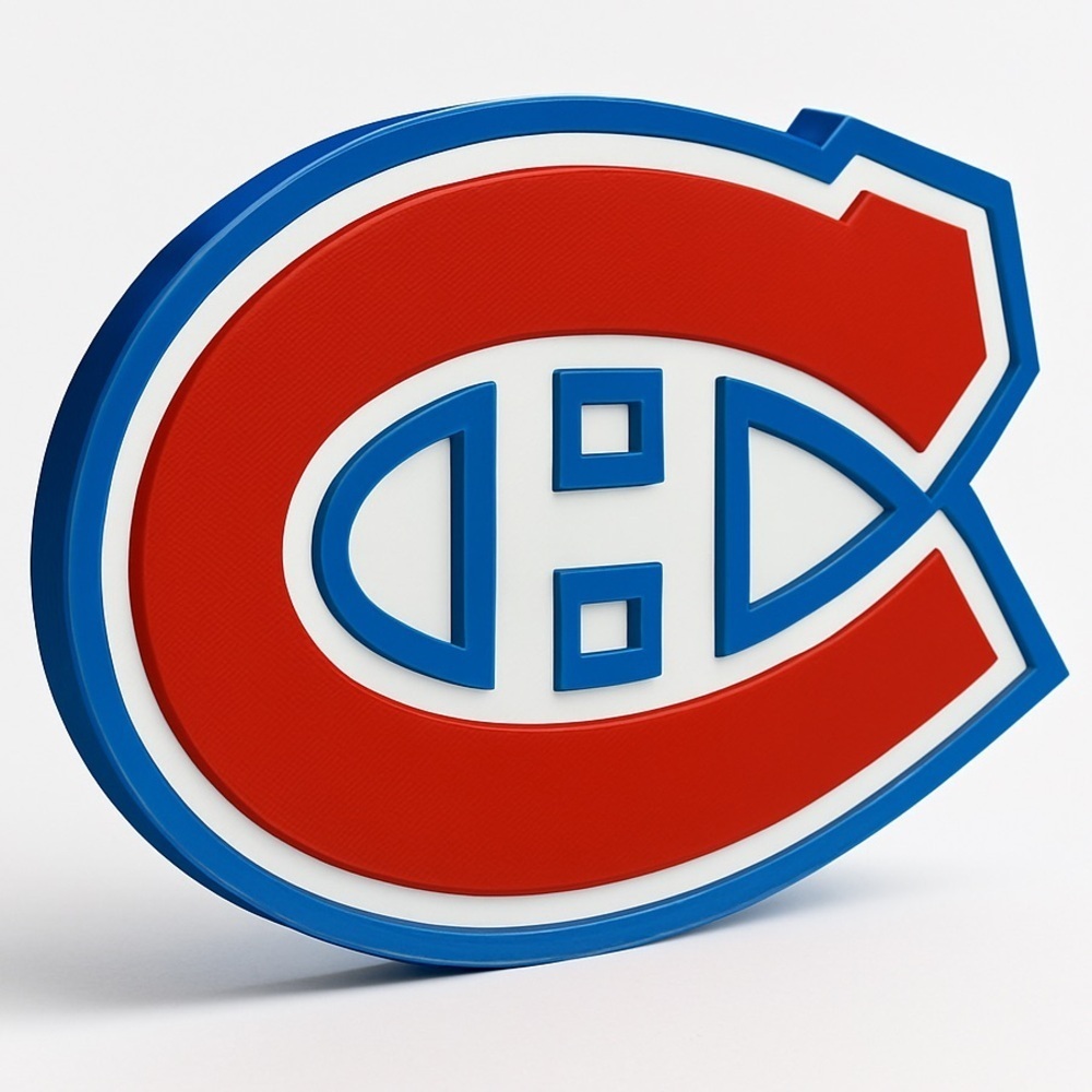Montreal Canadiens 3D Printed Fan Sign NWT brand new. Dimensions in description. - Picture 2 of 2